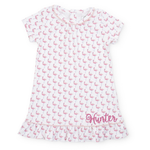 Camden Girls' Pima Cotton Dress Fabulous Flamingos outfit perfect for everyday wear