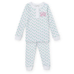Alden Girls' Pajama Pant Set - Palm Tree Isle Pink outfit perfect for everyday wear