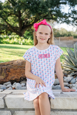 Sadie Girls' Pima Cotton Dress - Majestic Monkey soft cotton kids fashion wear