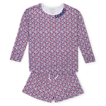 Anna Women's Longsleeve & Short Set - Freedom Floral outfit perfect for everyday wear