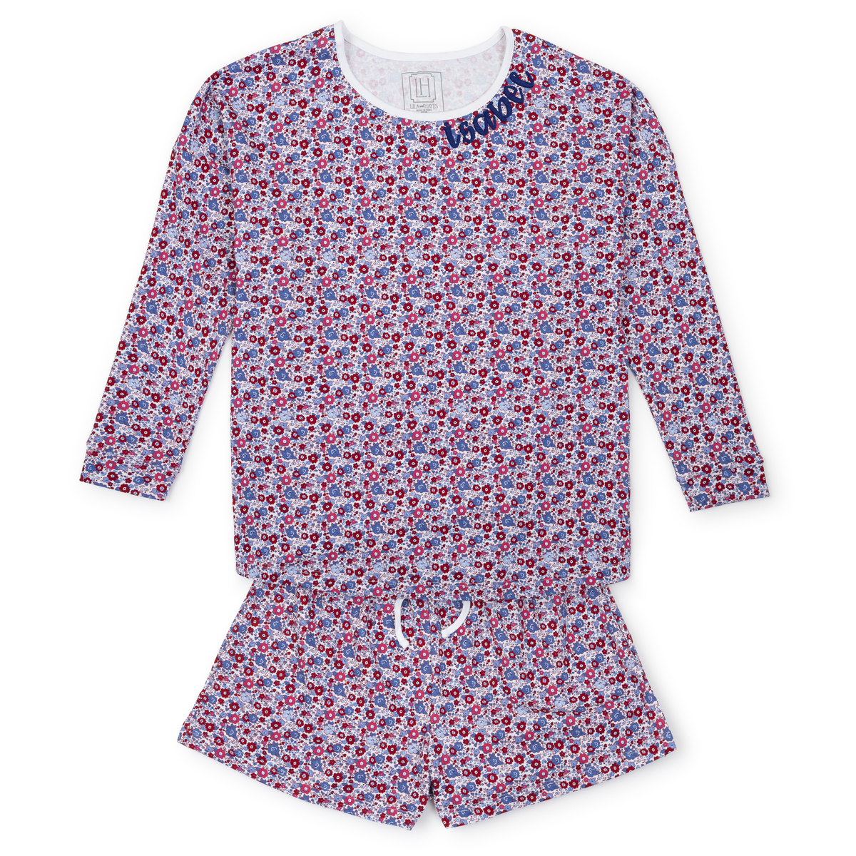 Anna Women's Longsleeve & Short Set - Freedom Floral outfit perfect for everyday wear