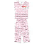 Merrick Girls' Pant Set Heart to Heart Pink outfit perfect for everyday wear