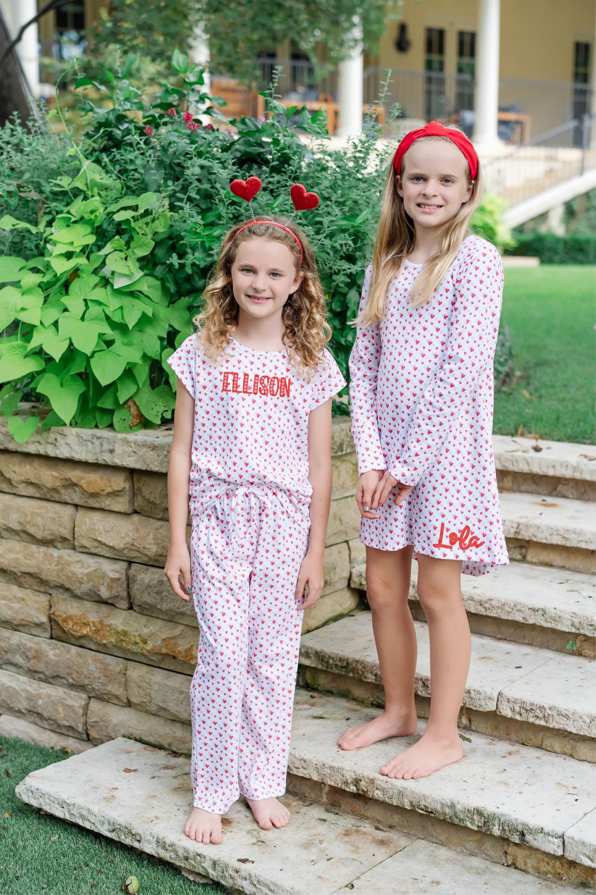 Everyday Merrick Girls' Pant Set Heart to Heart Pink Children’s Wear