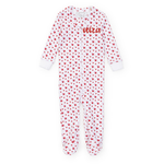 Parker Girls' Zipper Pajama - Heart to Heart Pink outfit perfect for everyday wear