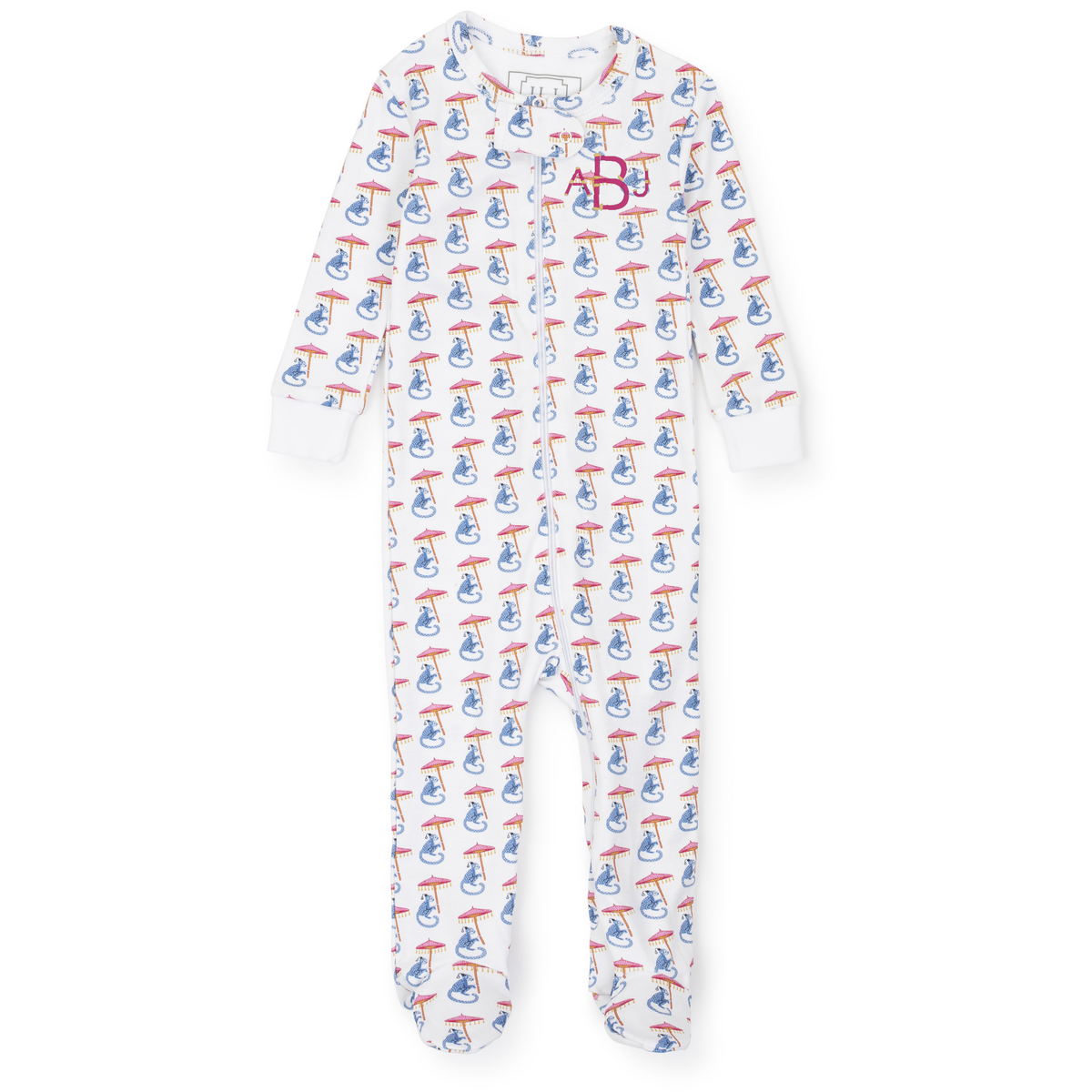 Parker Zipper Pajama - Majestic Monkey outfit perfect for everyday wear