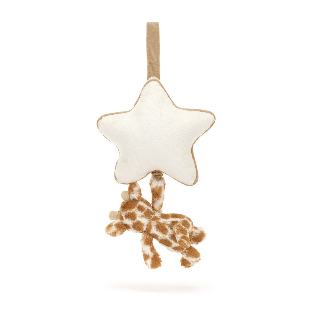 Buy Bashful Giraffe Musical Pull by Jellycat kids clothing online