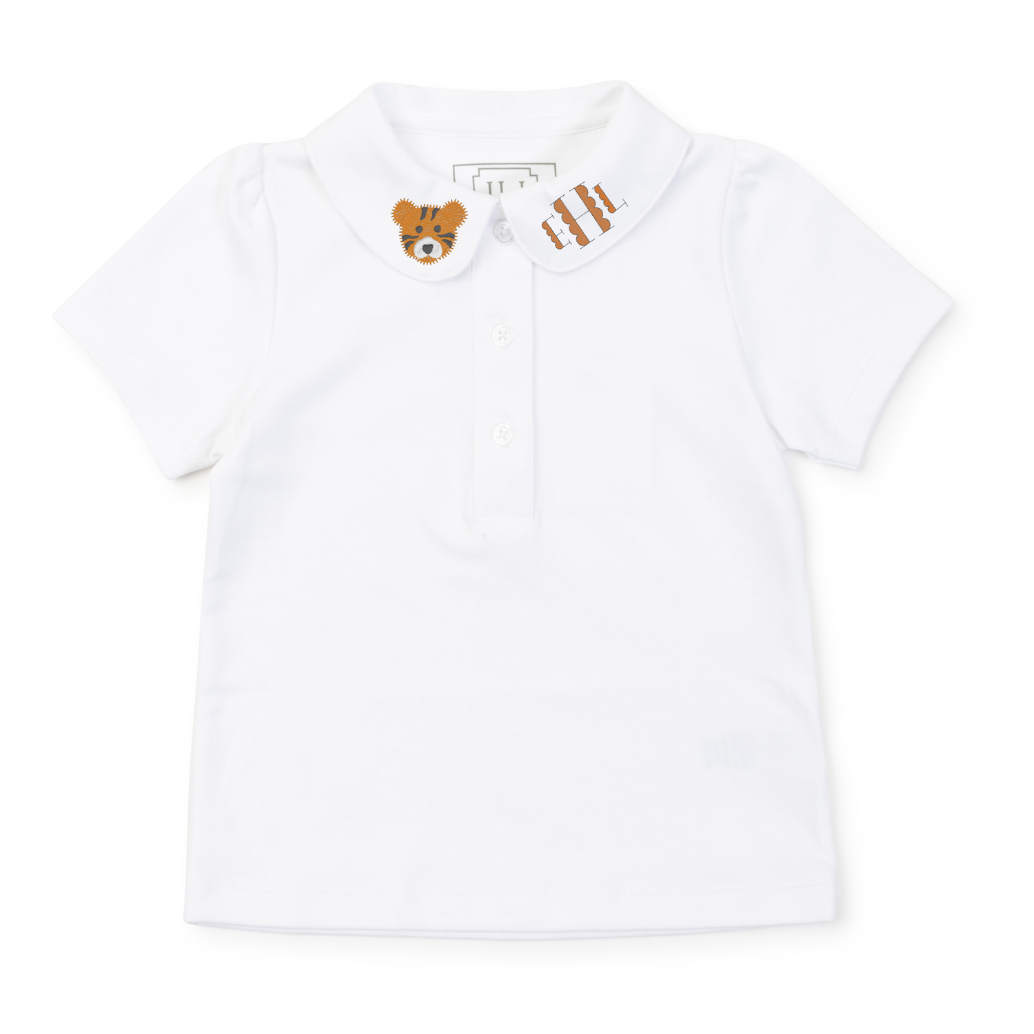 Uniform Madison Girls' Polo Short Sleeve Shirt - White