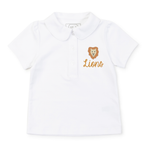 Uniform Madison Girls' Polo Short Sleeve Shirt - White stylish kids outfit collection