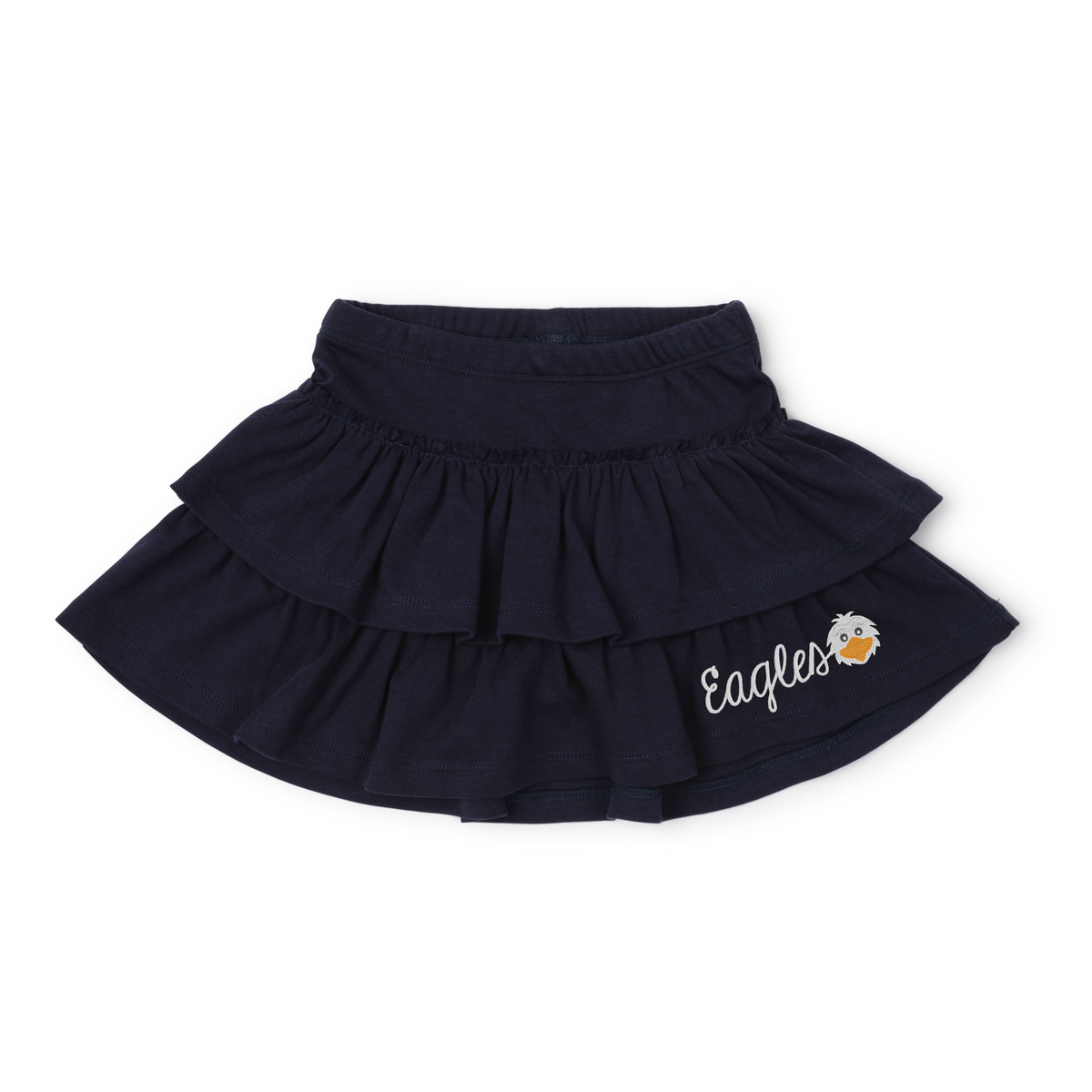 Everyday Uniform Maggie Girls' Tiered Skirt - Navy Kidswear