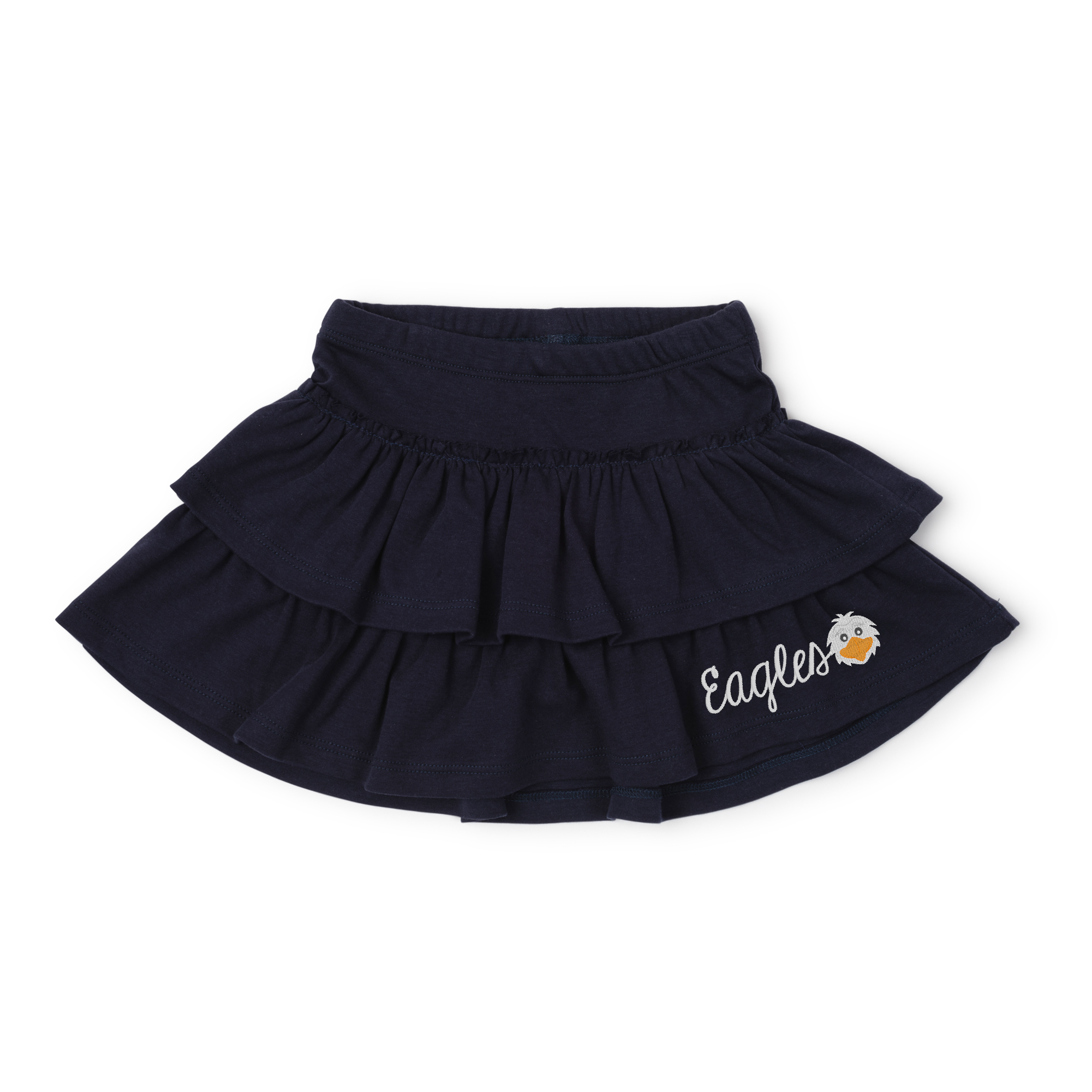 Uniform Maggie Girls' Tiered Skirt - Navy