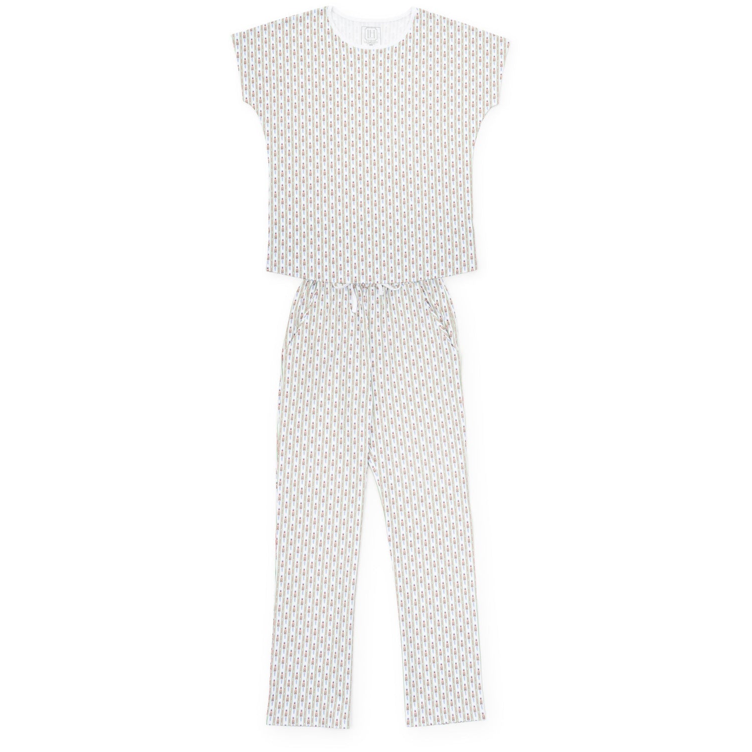 Marcia Women's Pajama Pant Set - Nutcracker Stripe