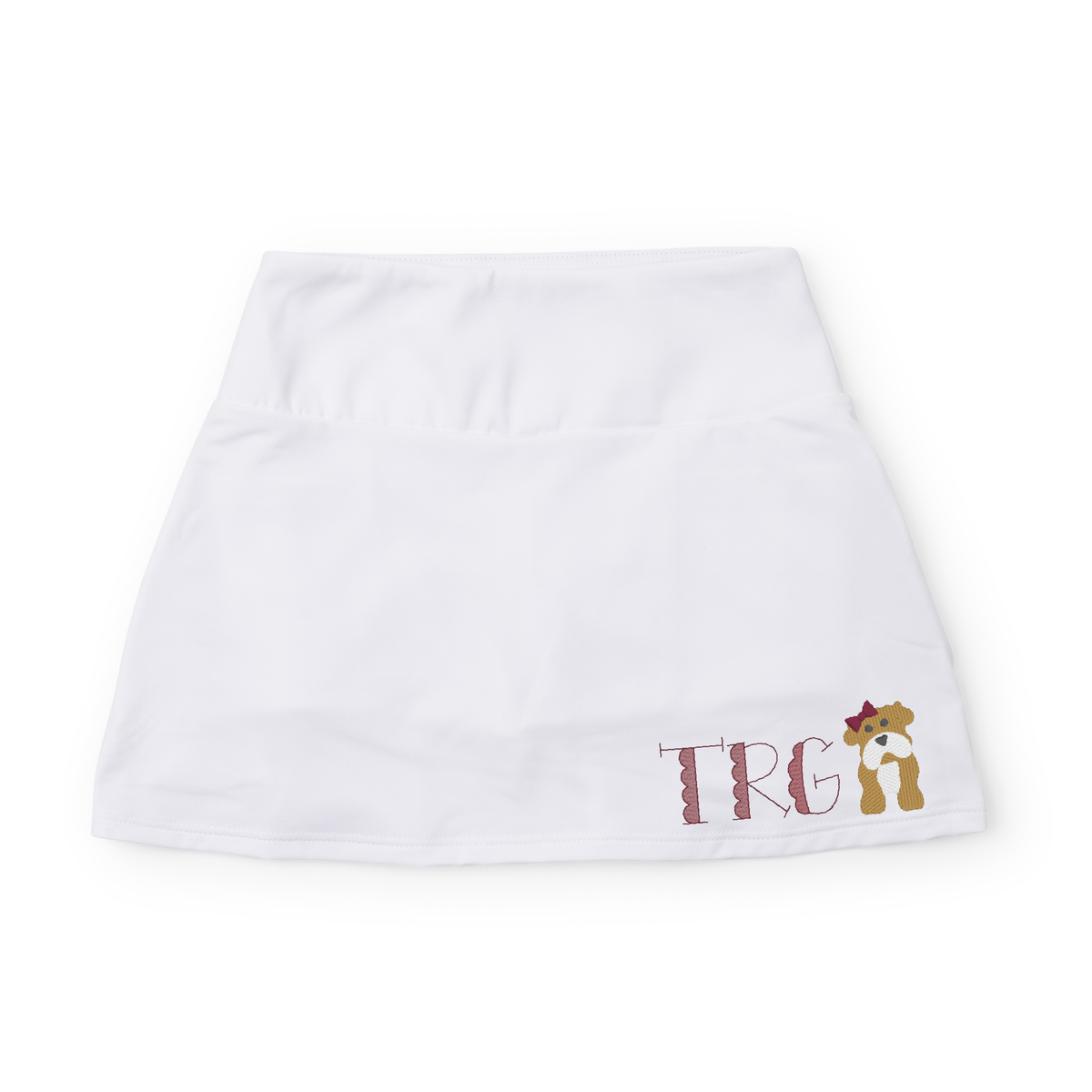 Everyday Uniform Margot Girls' Performance Skirt by LH Sport - White Kidswear