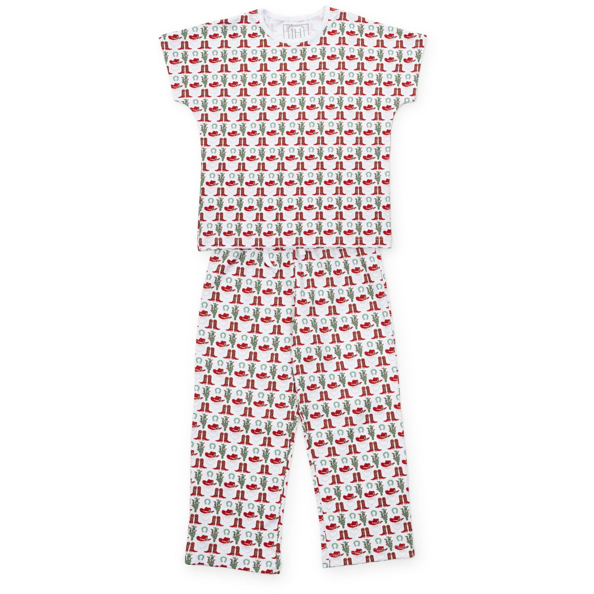 Everyday Merrick Girls' Pant Set Cowboy Christmas Kidswear