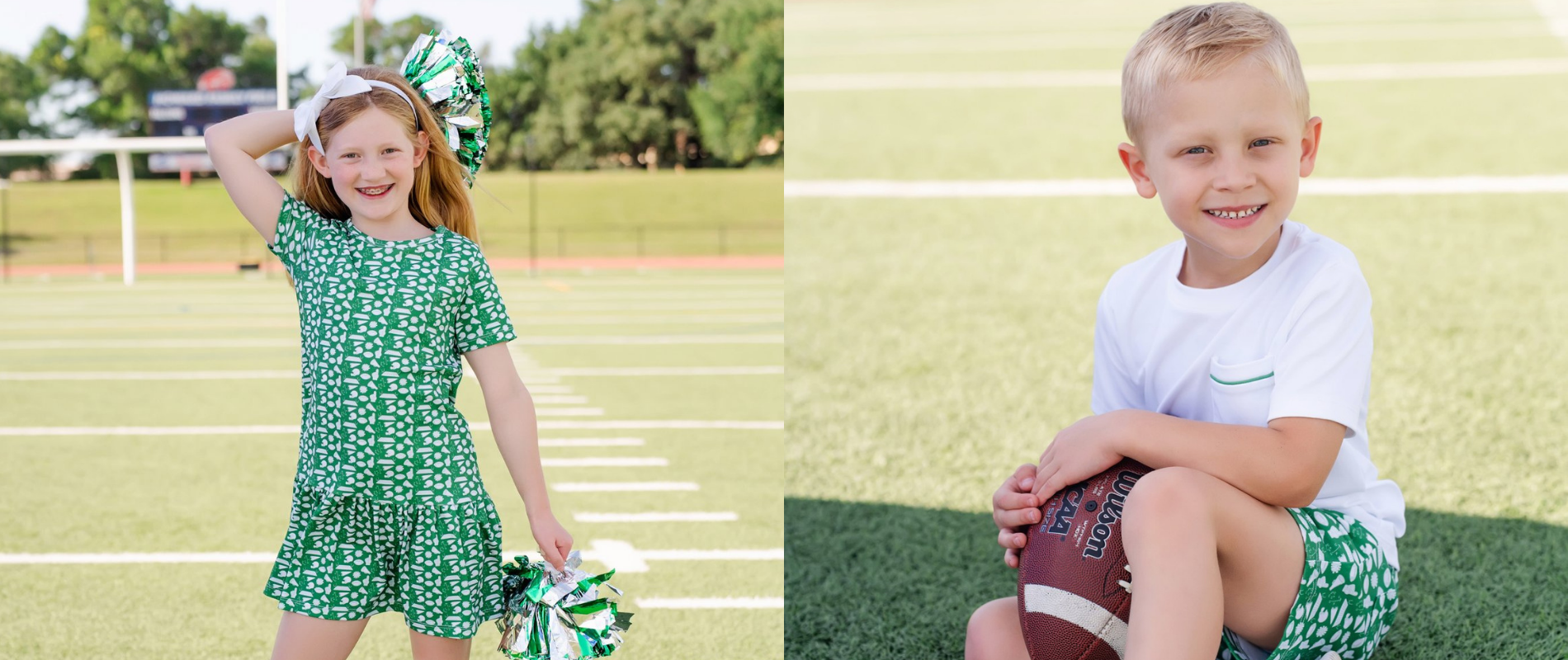 Shop Pep Rally Green for kids everyday outfits