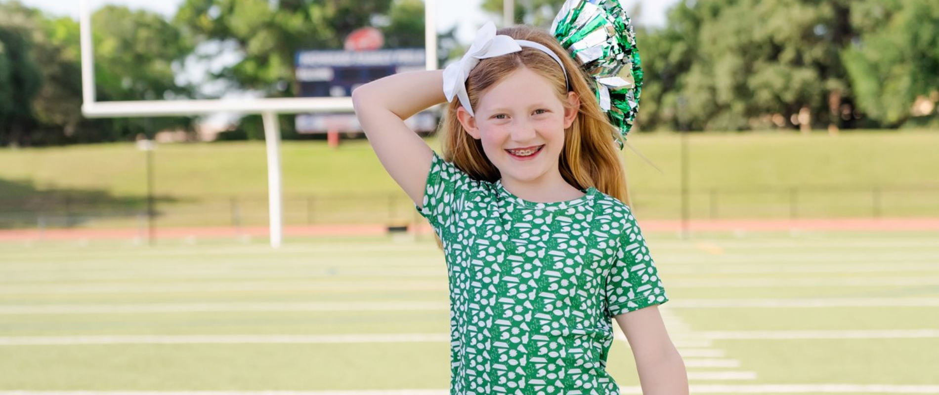 Shop Pep Rally Green for kids everyday outfits