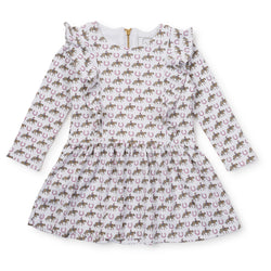 SALE Olivia Girls' Pima Cotton Dress - Rodeo Cowgirl