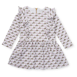 Olivia Girls' Pima Cotton Dress - Rodeo Cowgirl
