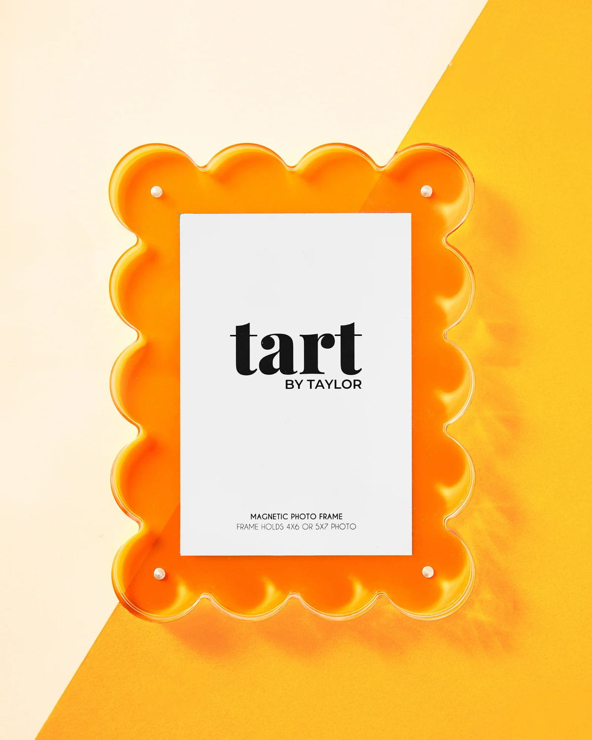 Everyday Acrylic Picture Frame - Neon Orange Kidswear