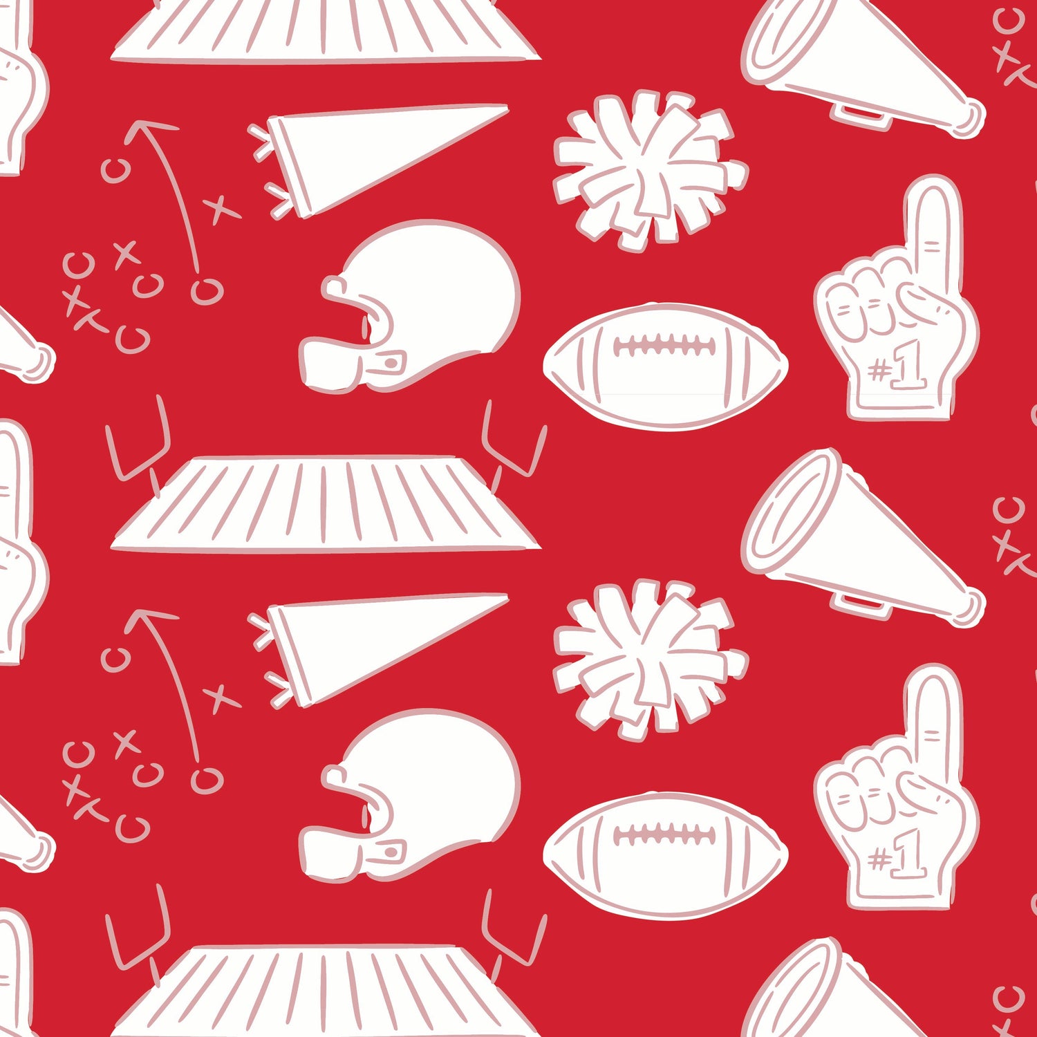 Grayson Pajama Pant Set - Pep Rally Red