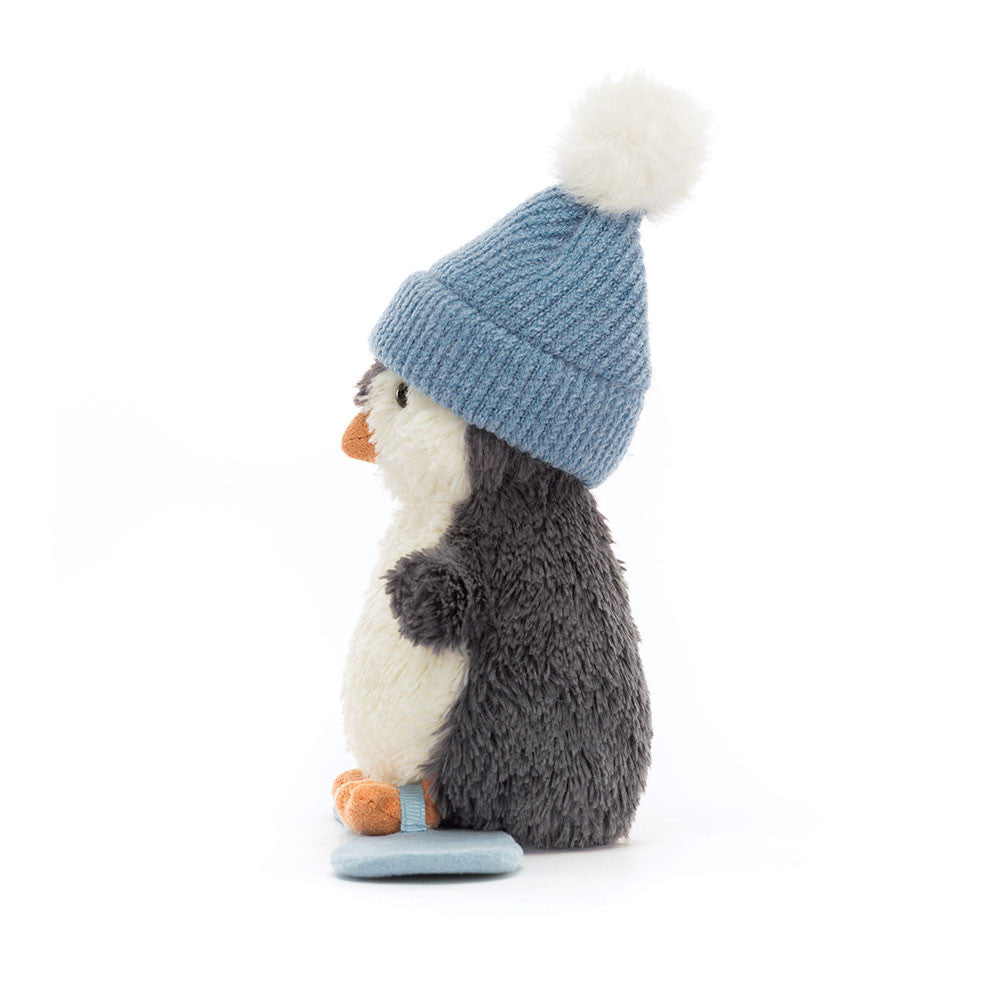 Peanut Penguin Snowboarding by Jellycat