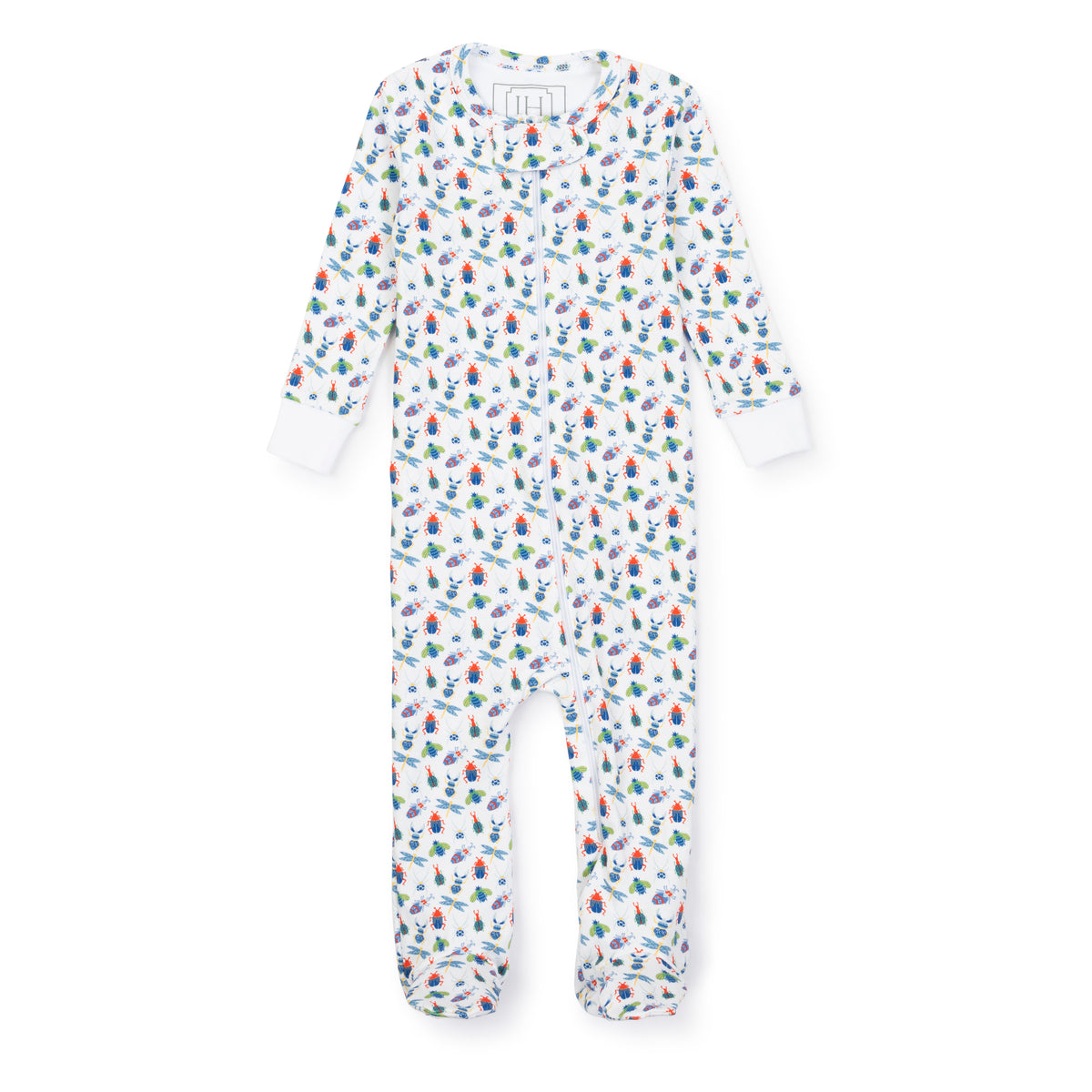 Everyday Parker Boys' Zipper Pajama - Busy Bugs Kidswear