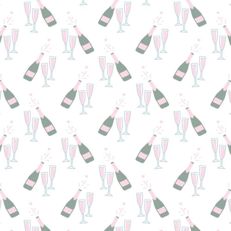 Riley Women's Pima Cotton Pajama Short Set - Cheers to Champagne