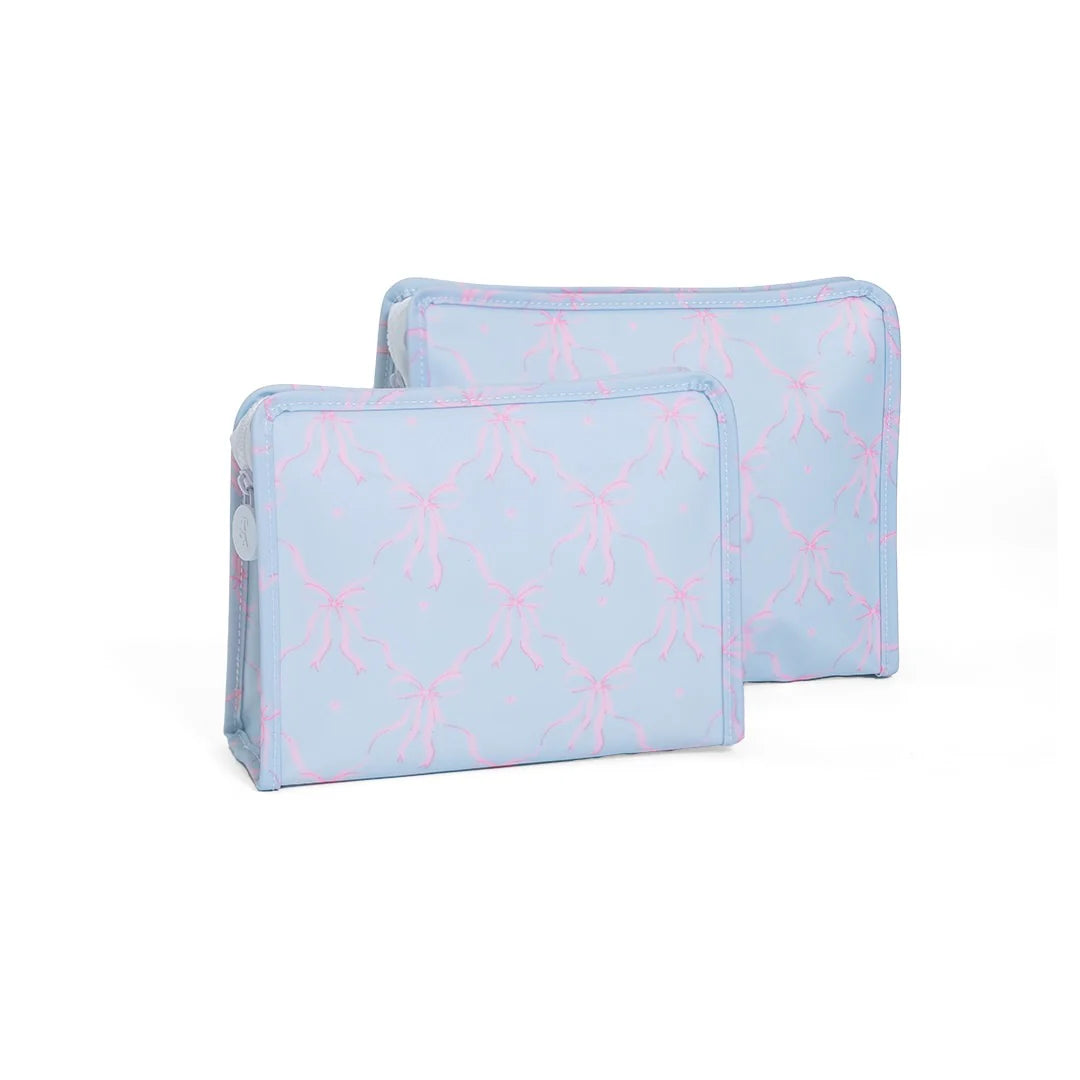 Buy Roadie Large Zip Pouch Eloise Bow by TRVL Design kids clothing online