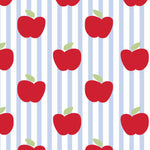 Walker Boys' Short Set - Schoolhouse Apples Blue stylish kids outfit collection