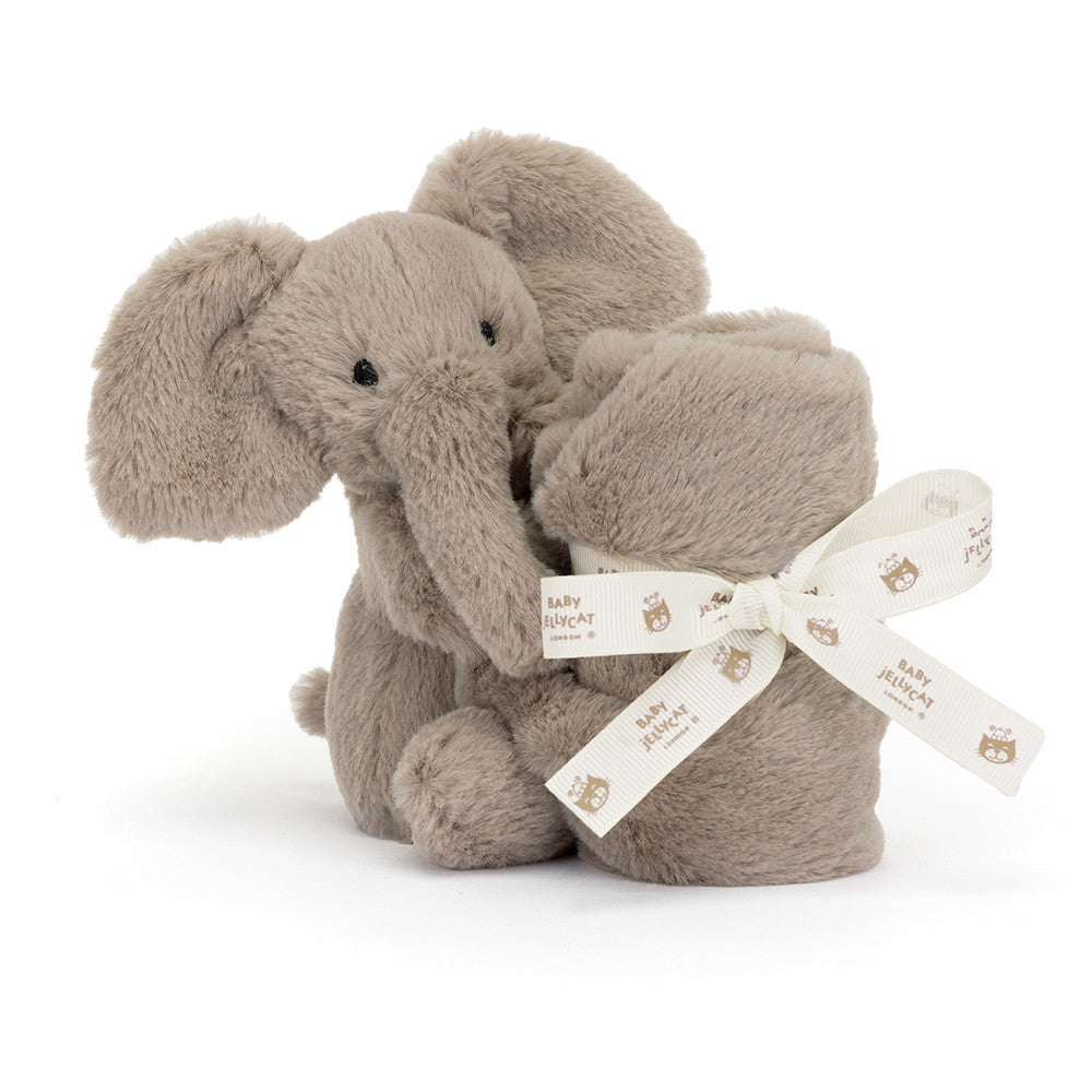 Buy Smudge Elephant Soother by Jellycat kids clothing online