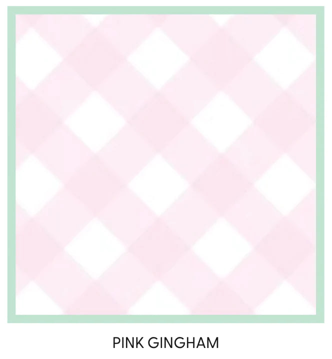 The Nap Mat Peachy Pink Gingham by Apple of My Isla