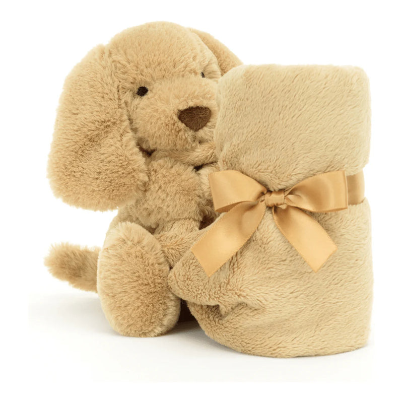 Bashful Toffee Puppy Soother by Jellycat