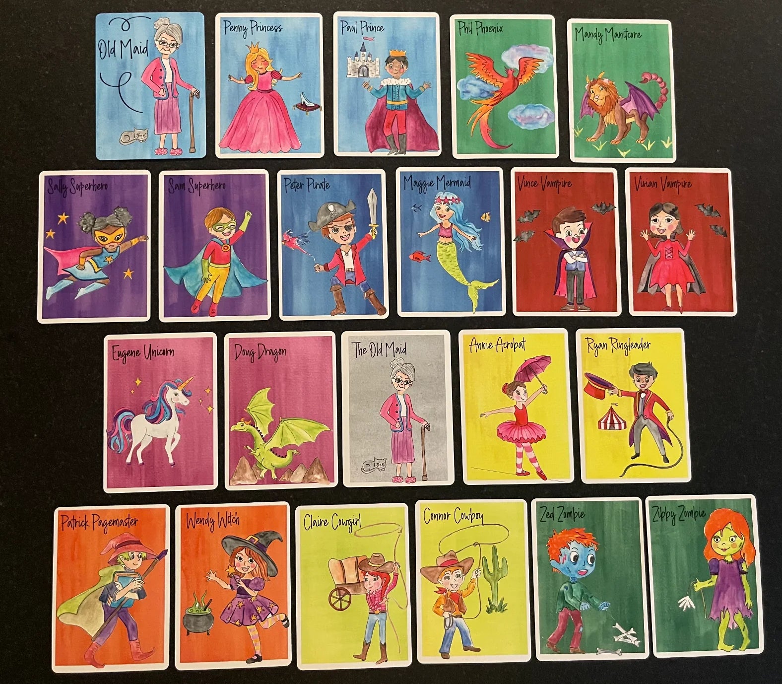 Watercolor Playing Cards by Fort52 - Old Maid dress for girls premium quality