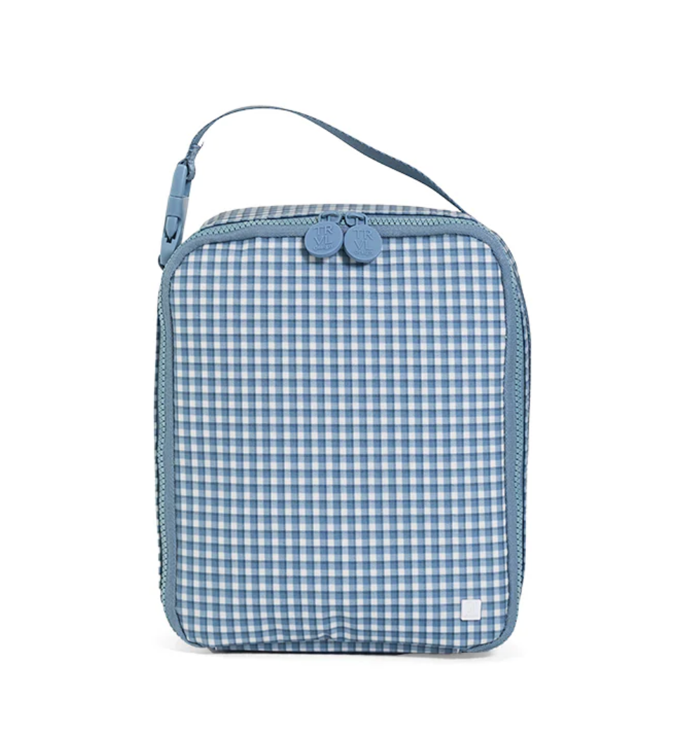 Lunch Box Rodeo Check Indigo by TRVL Design