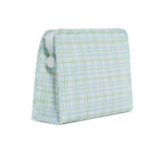 Everyday Roadie Large Zip Pouch Classic Plaid Green by TRVL Design Kidswear