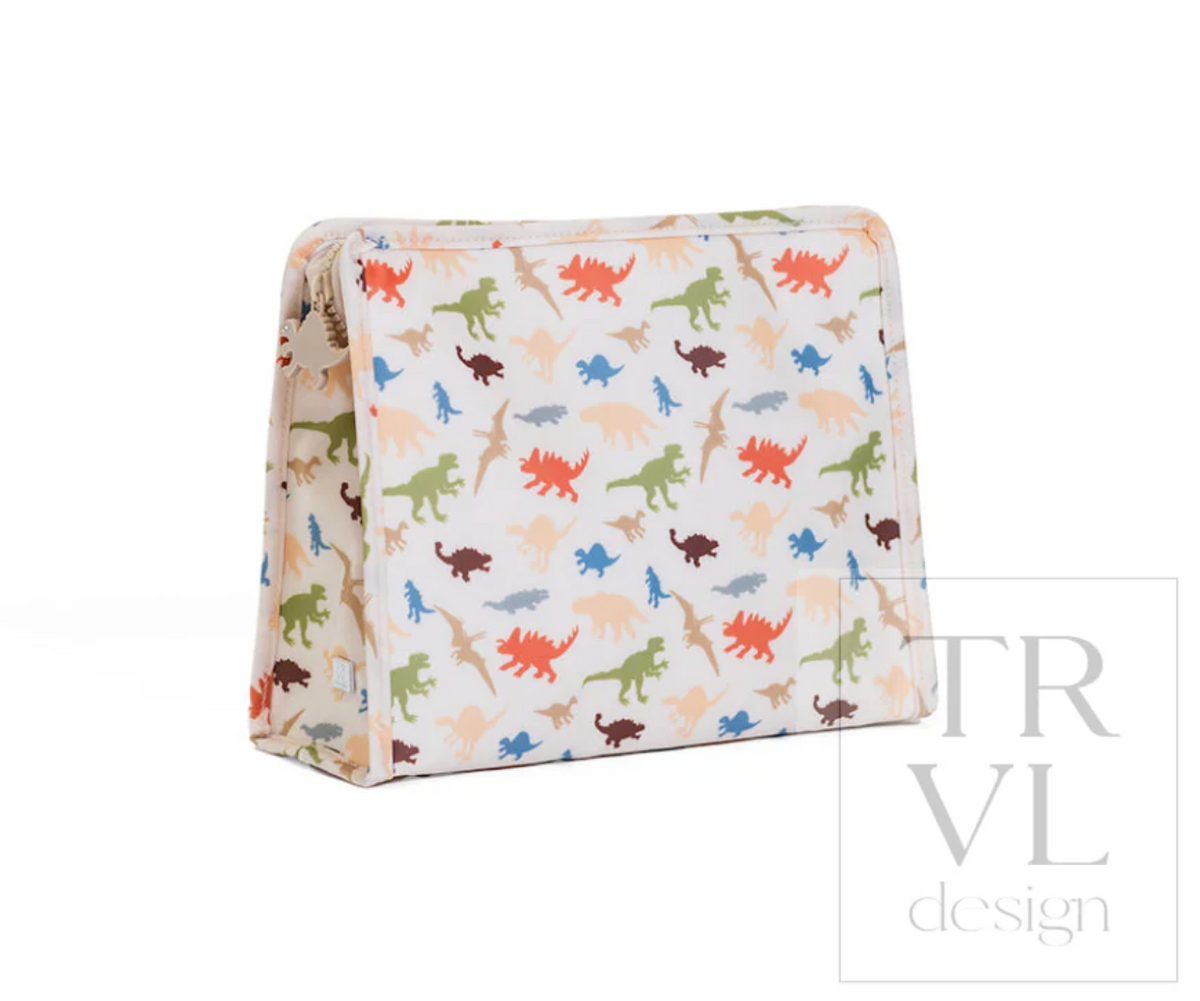 Everyday Roadie Large Zip Pouch Dino-Roar by TRVL Design Kidswear