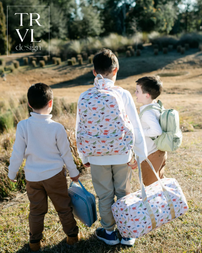 Backpacker Dino-Roar by TRVL Design soft cotton kids fashion wear
