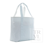 Jumbo Tote XL Pimlico Stripe Light Blue by TRVL Design stylish kids outfit collection