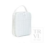 Lunch Box Classic Plaid Green by TRVL Design stylish kids outfit collection