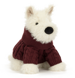 Munro Scottie Dog Winter Jumper Outfit by Jellycat stylish kids outfit collection