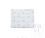 Roadie Large Zip Pouch Putt Putt Blue by TRVL Design stylish kids outfit collection