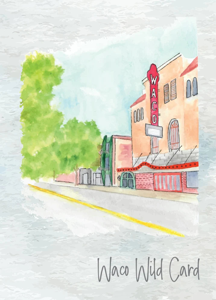 Watercolor Playing Cards by Fort52 - Waco Wild Card