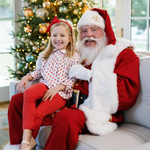 Morgan Set Girls' Legging Set - Whimsical Santa outfit perfect for everyday wear