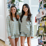 Kathryn Women's Pajama Short Set - Tree Topper Bows outfit perfect for everyday wear