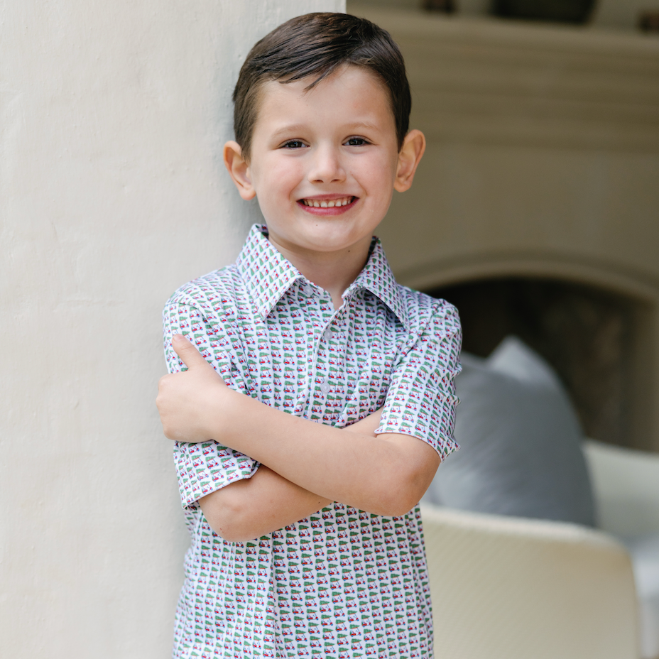 Griffin Boys' Polo - Christmas at the Club outfit perfect for everyday wear