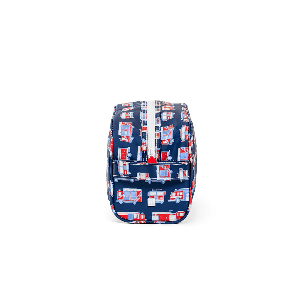 Buy Stowaway Toiletry Bag Fire Engines by TRVL Design kids clothing online