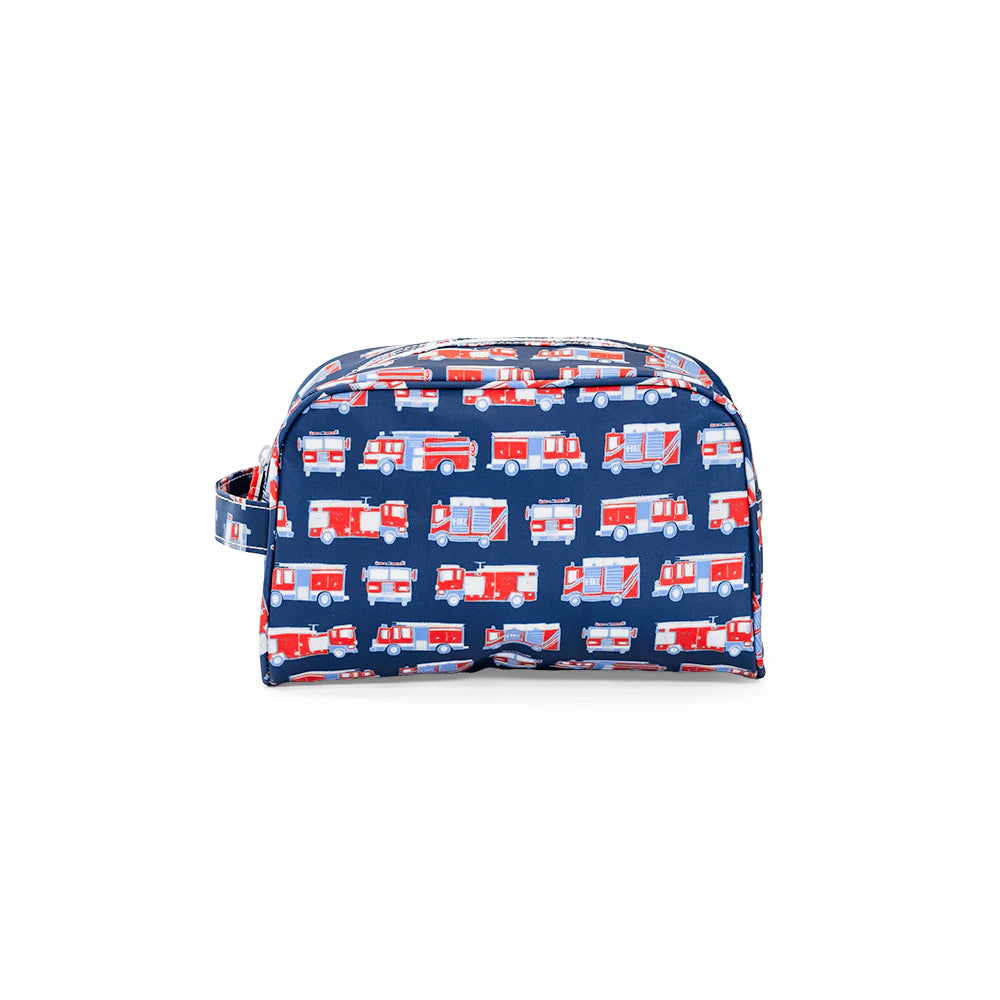 Stowaway Toiletry Bag Fire Engines by TRVL Design