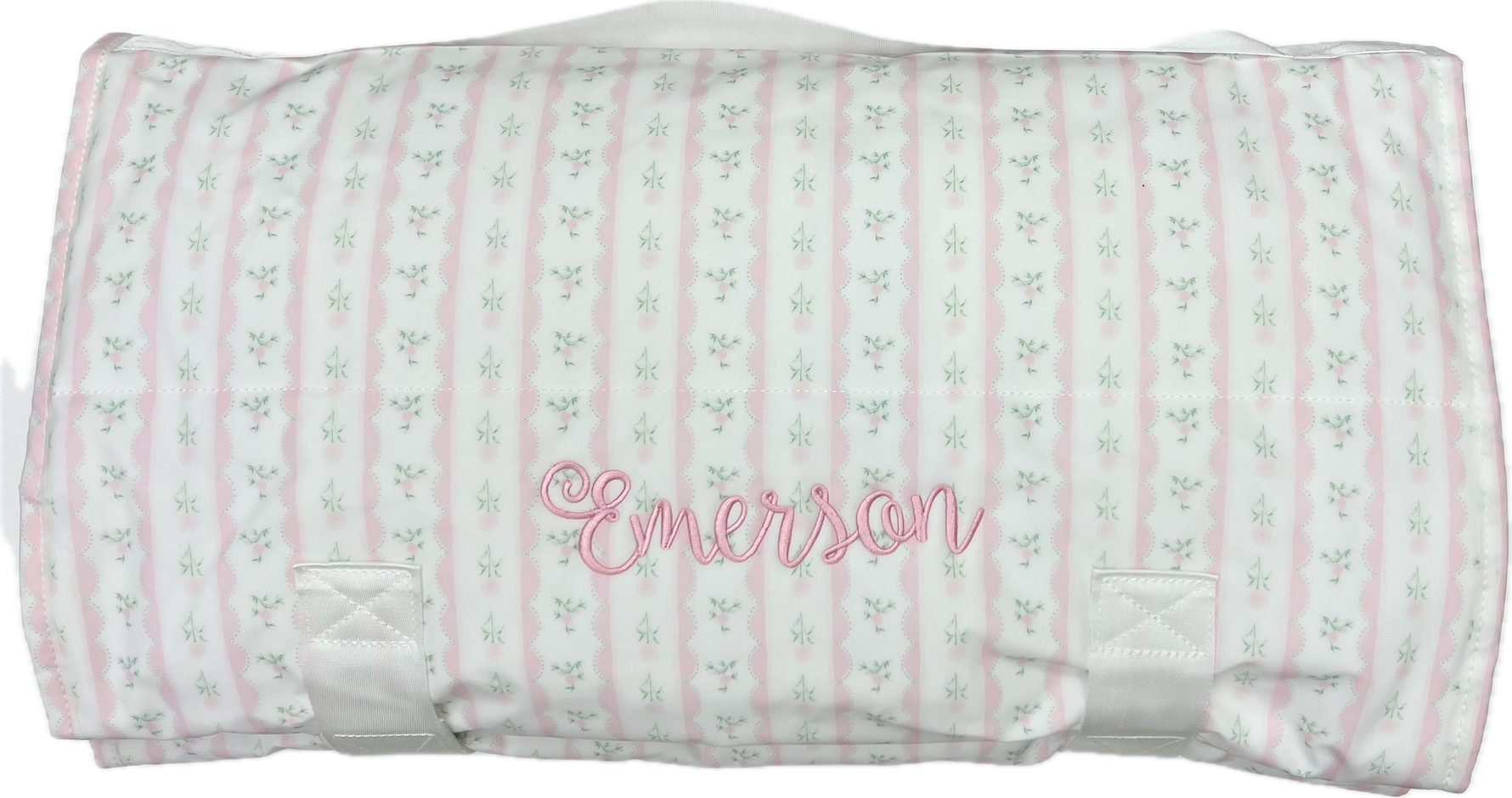 Buy Rest Up! Nap Mat Ribbon Floral Pink by TRVL Design kids clothing online