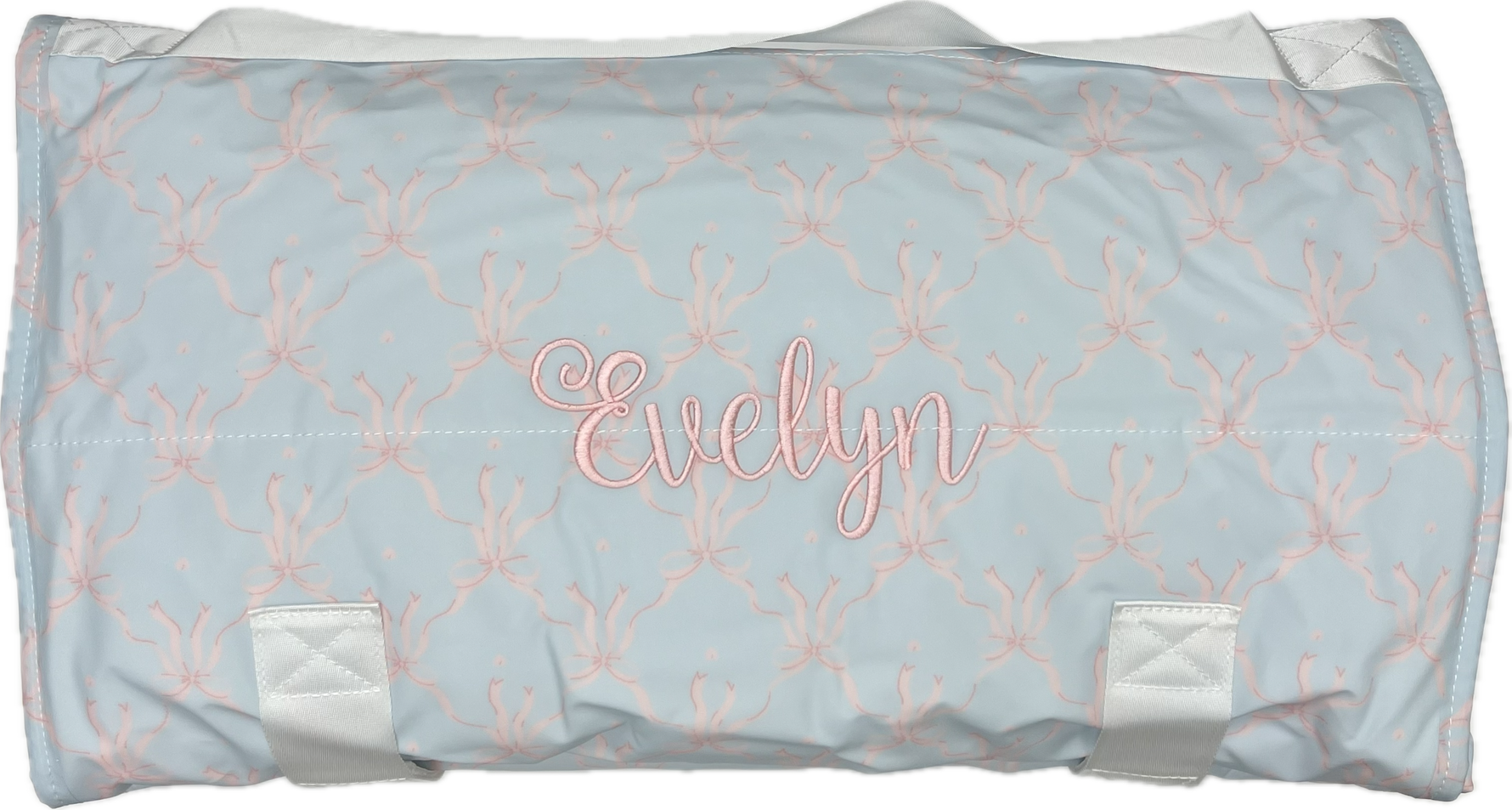 Rest Up! Nap Mat Eloise Bow by TRVL Design stylish kids outfit collection