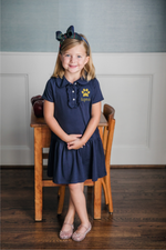 Uniform Sydney Girls' Dress - Navy soft cotton kids fashion wear