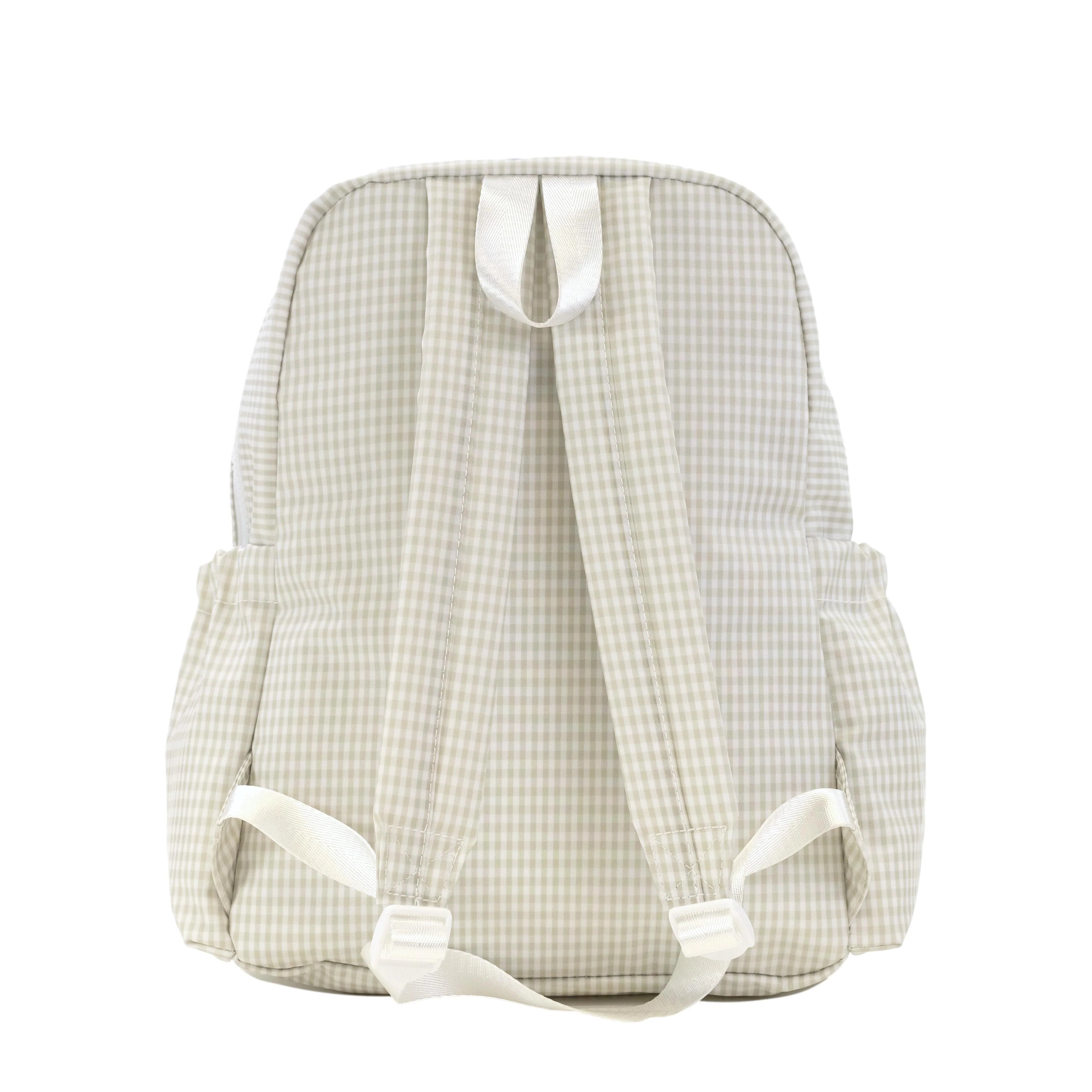 Backpacker Gingham Pearl Grey by TRVL Design